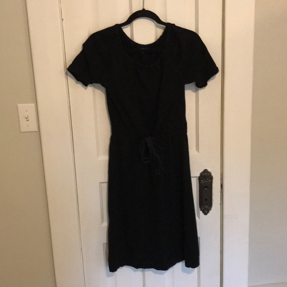 Wool Drawstring Waist Dress - Picture 3 of 7